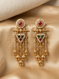 The Noor Geometric Chandelier Earrings