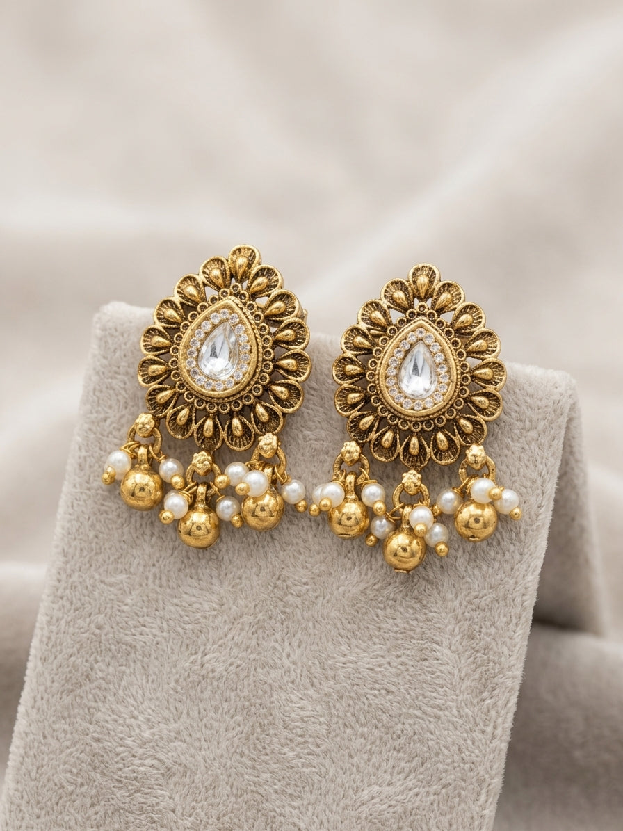 The Royal floral Aadhya Earrings