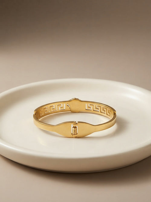 Aurelia Greek Key Cuff