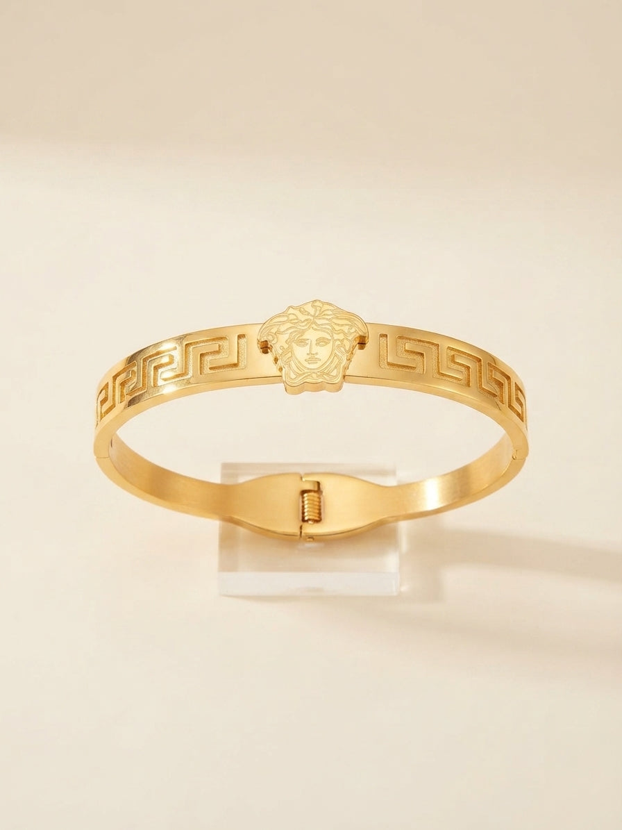 Aurelia Greek Key Cuff