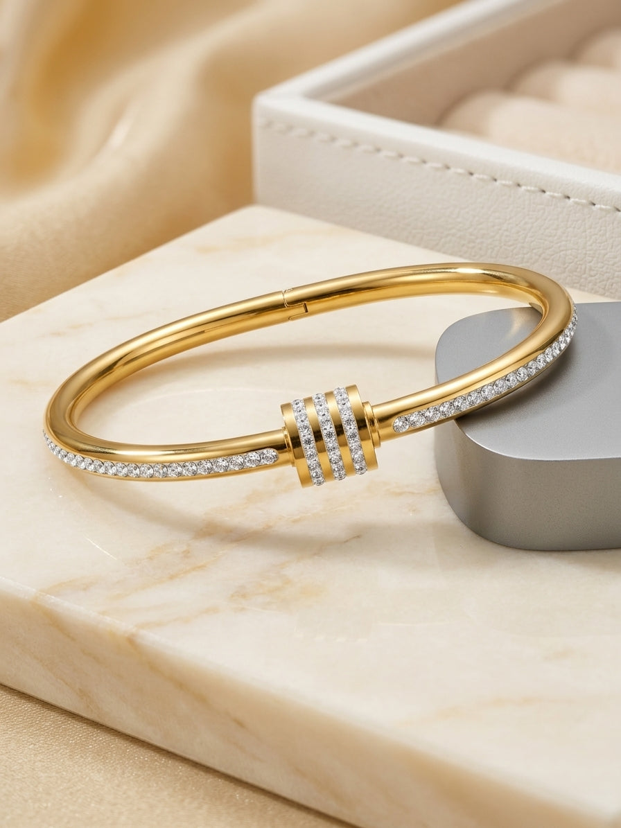 The Timeless Lock Bangle