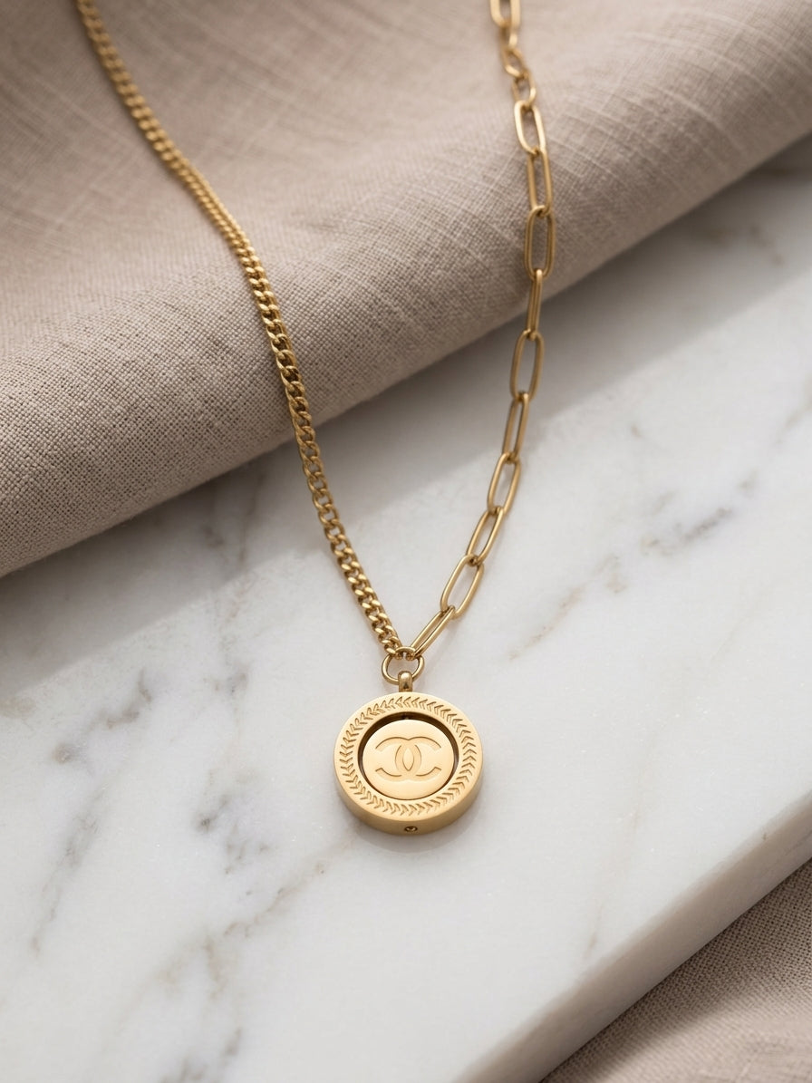 The Signature Channel Dual-Chain Pendant