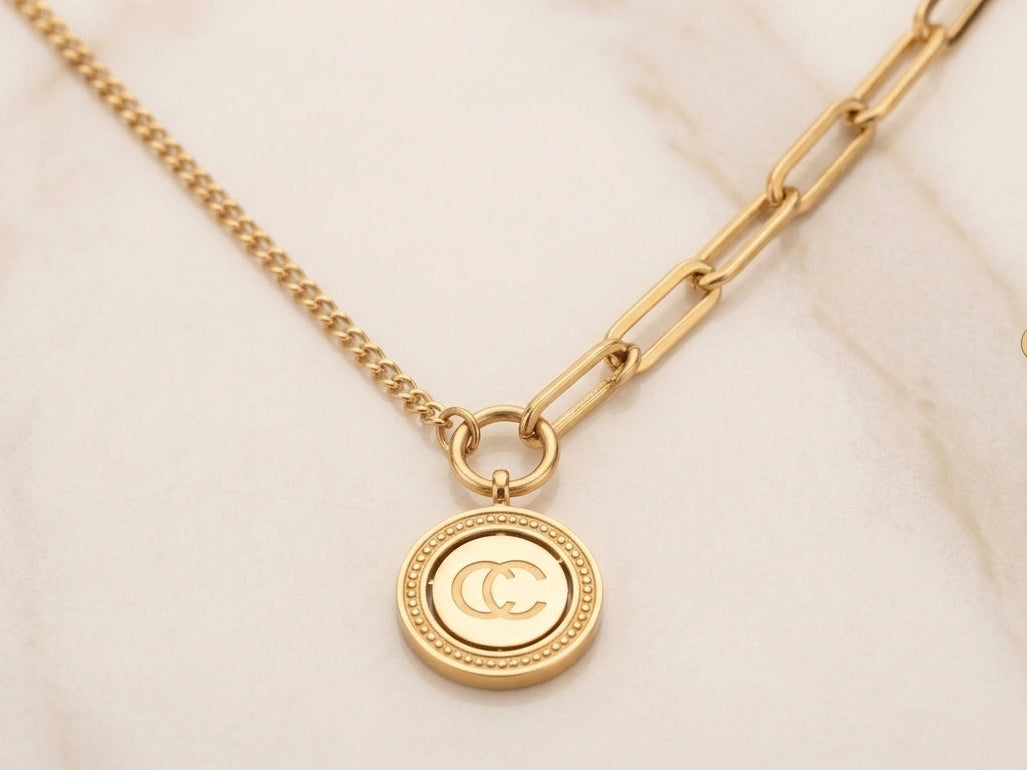 The Signature CC Dual-Chain Pendant