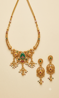 The Royal Kalash Emerald Set