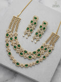 Emerald Royale Multi-Strand Statement Set