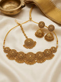 Temple Heritage Antique Gold Choker Set
