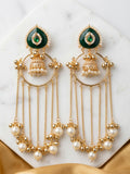 Noor Emerald Statement Sahara Earrings